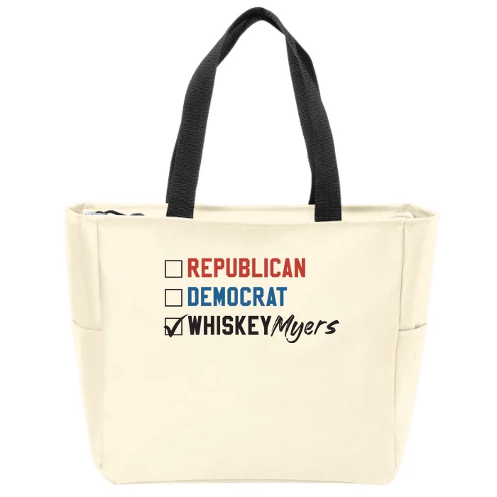 Whiskey Myers Ballot 2024 Zip Tote Bag