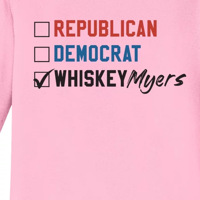 Whiskey Myers Ballot 2024 Baby Long Sleeve Bodysuit