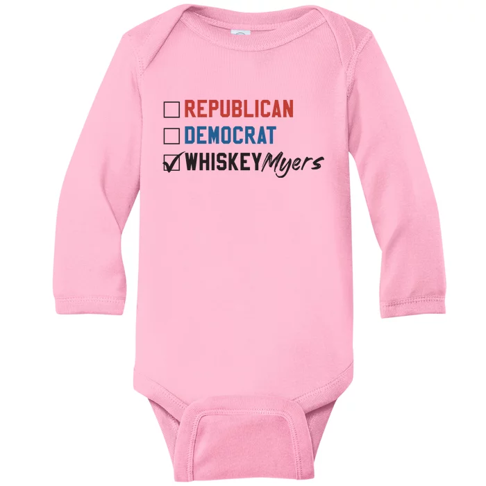 Whiskey Myers Ballot 2024 Baby Long Sleeve Bodysuit