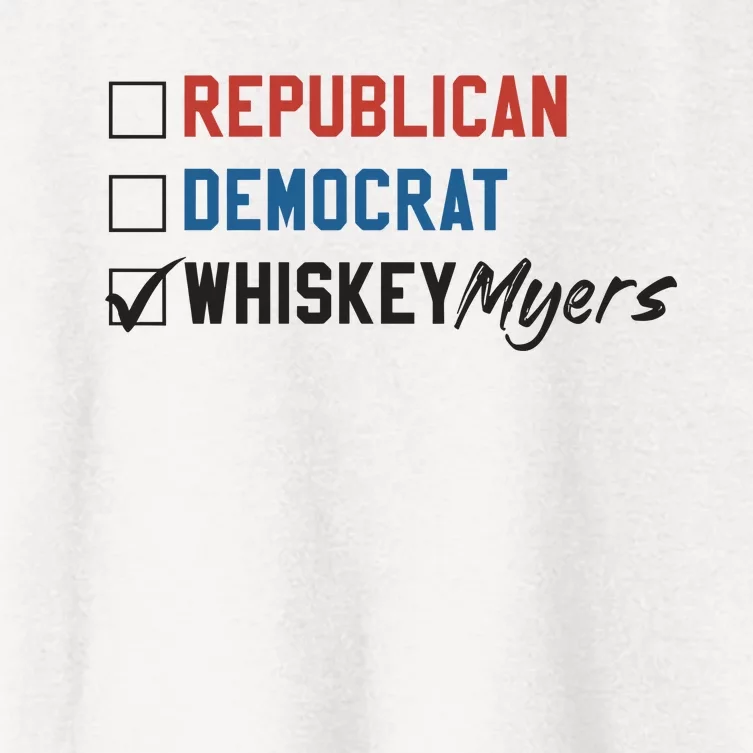 Whiskey Myers Ballot 2024 Women's Crop Top Tee