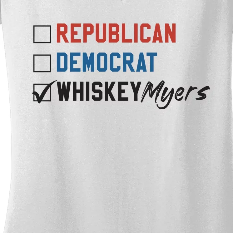 Whiskey Myers Ballot 2024 Women's V-Neck T-Shirt