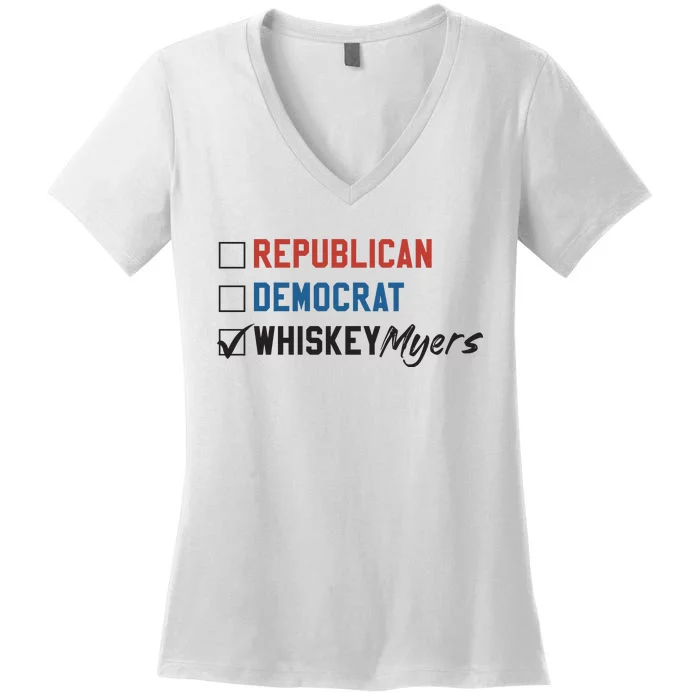 Whiskey Myers Ballot 2024 Women's V-Neck T-Shirt