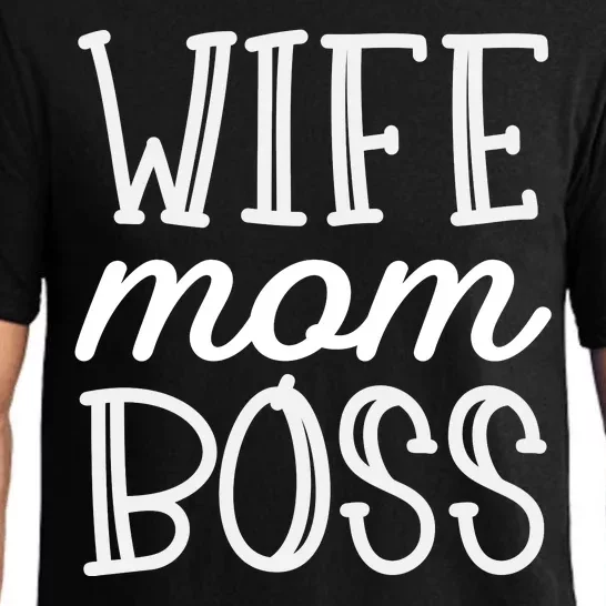 Wife Mom Boss Pajama Set