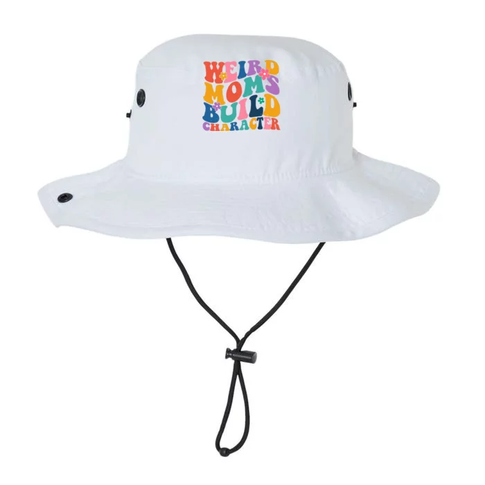 Weird Moms Build Character Funny Retro Legacy Cool Fit Booney Bucket Hat