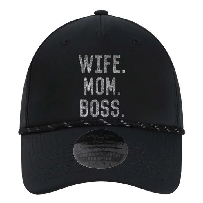 Wife Mom Boss Funny Mothers Day Gift Performance The Dyno Cap