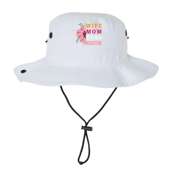 Wife Mom Boss Realtor Cool Gift Legacy Cool Fit Booney Bucket Hat