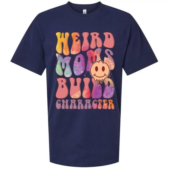 WEIRD MOMS BUILD CHARACTER Sueded Cloud Jersey T-Shirt