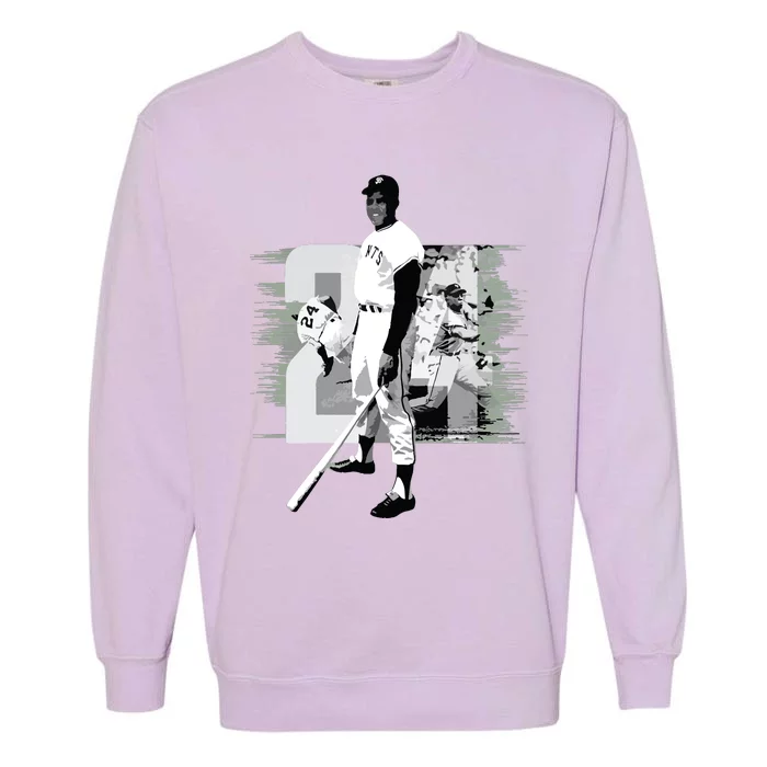 Willie Mays Baseball Garment-Dyed Sweatshirt