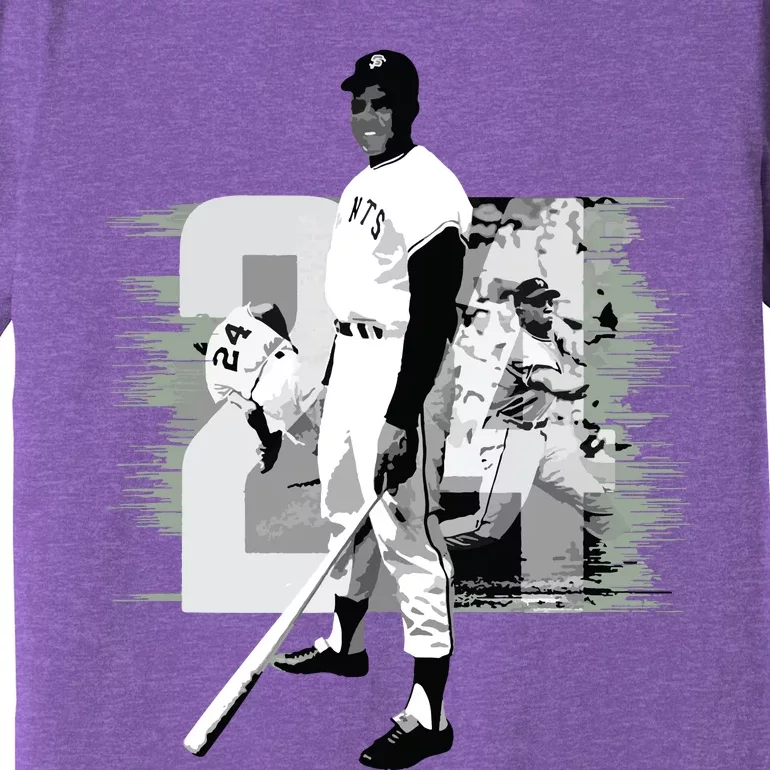 Willie Mays Baseball Premium T-Shirt