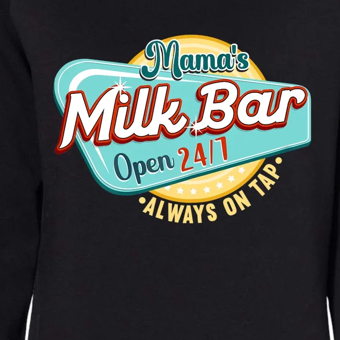 Wo Mama's Boobery Milkshake Breast Milk Bar I Breastfeeding Womens California Wash Sweatshirt