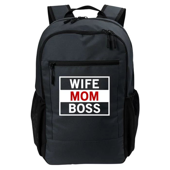 Wife Mom Boss Gift Inspirational Empowert Quote Gift Daily Commute Backpack