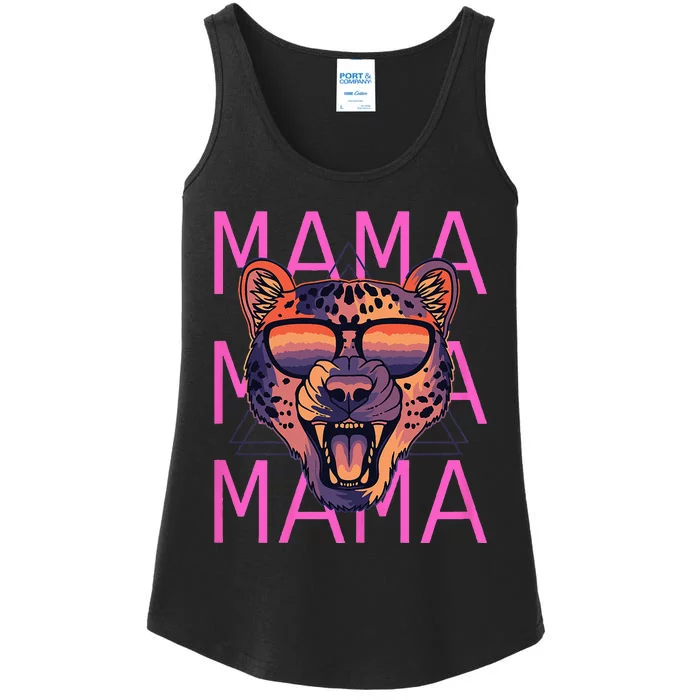 Wo MaMa Cheetah Fierce Mama Ladies Essential Tank