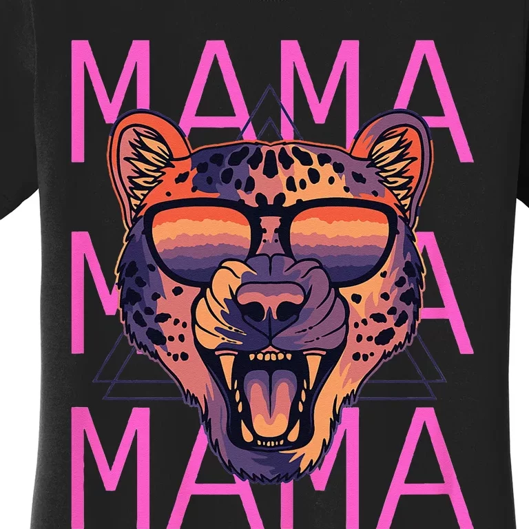 Wo MaMa Cheetah Fierce Mama Women's T-Shirt