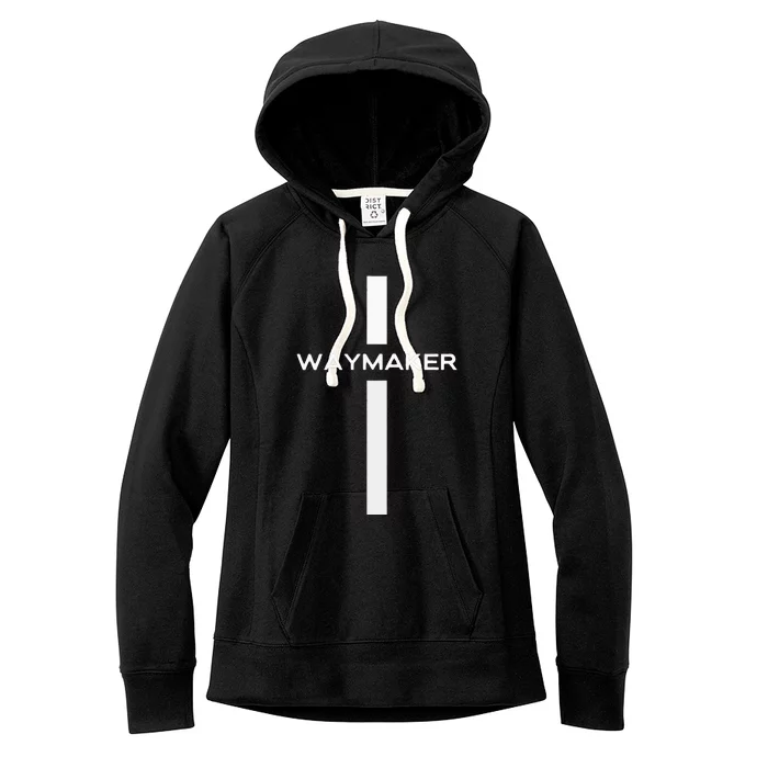 Way Maker Cross Women's Fleece Hoodie