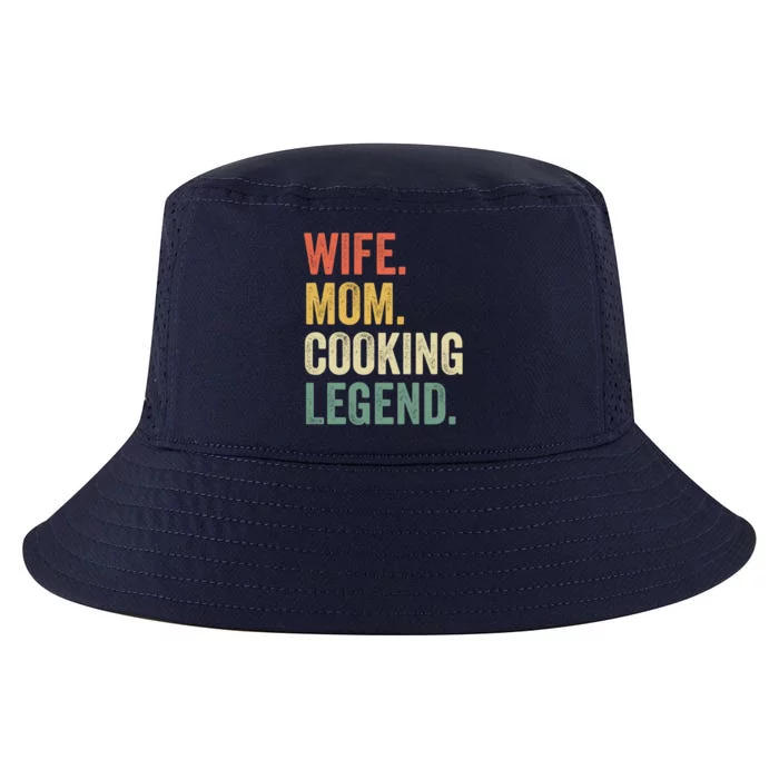 Wife Mom Cooking Legend Funny Cook Chef Mother Cute Gift Cool Comfort Performance Bucket Hat