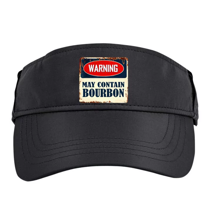 Warning May Contain Bourbon Adult Drive Performance Visor