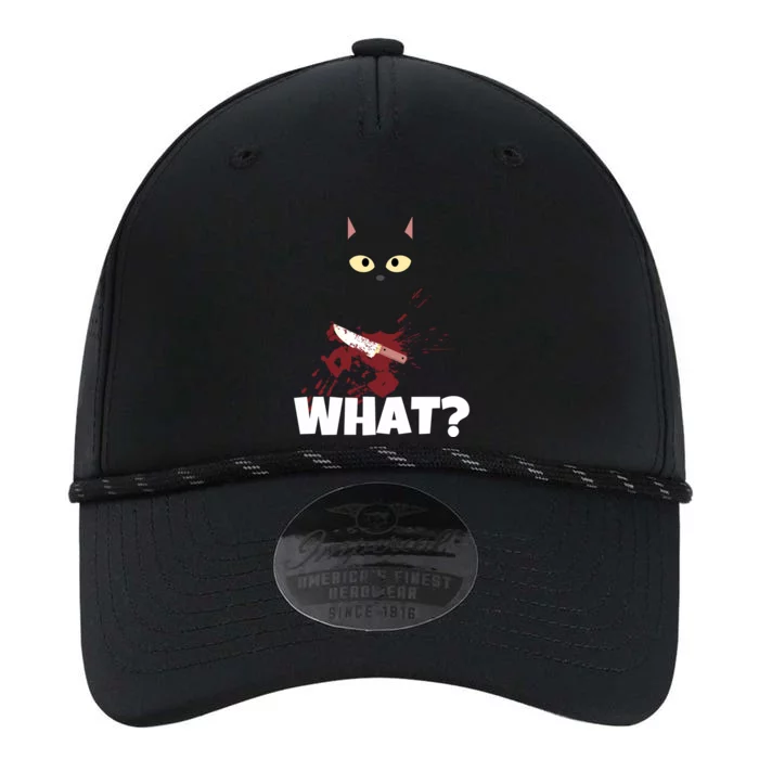 What? Murderous Cat With Knife For Cat Friends Gift Performance The Dyno Cap