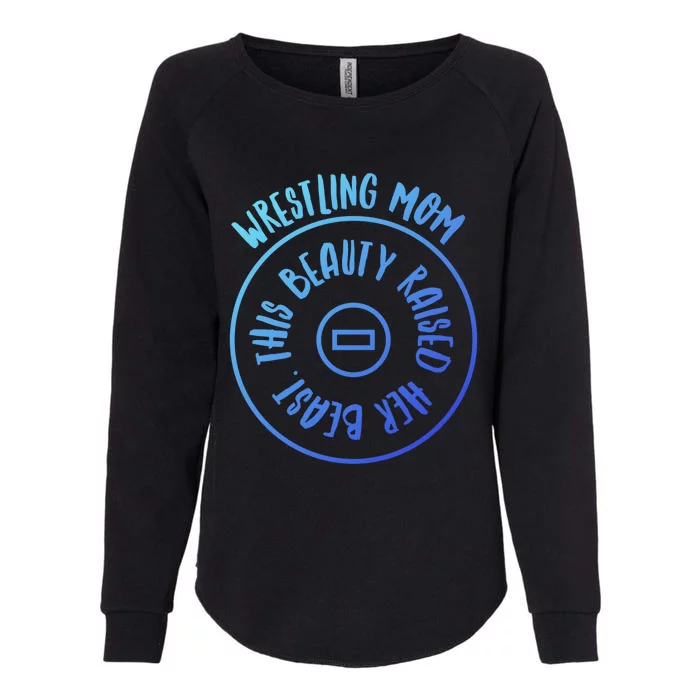 Wrestling Mom Cute Gift Womens California Wash Sweatshirt