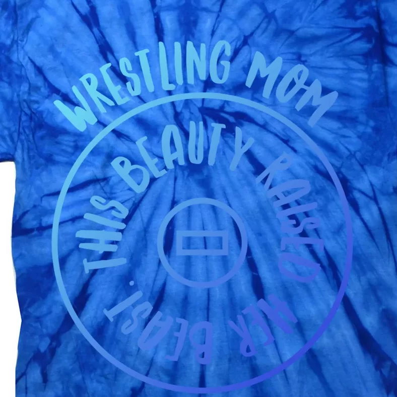 Wrestling Mom Cute Gift Tie-Dye T-Shirt