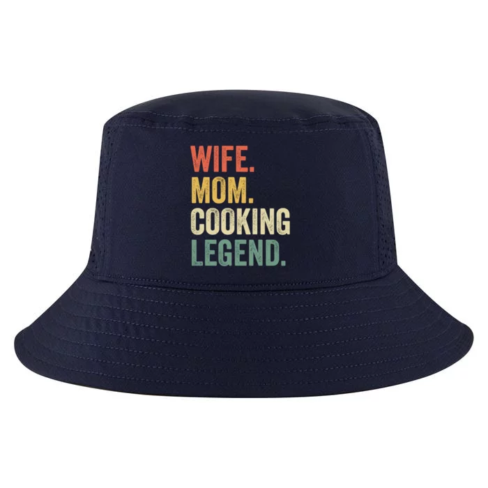 Wife Mom Cooking Legend Funny Cook Chef Mother Cute Gift Cool Comfort Performance Bucket Hat