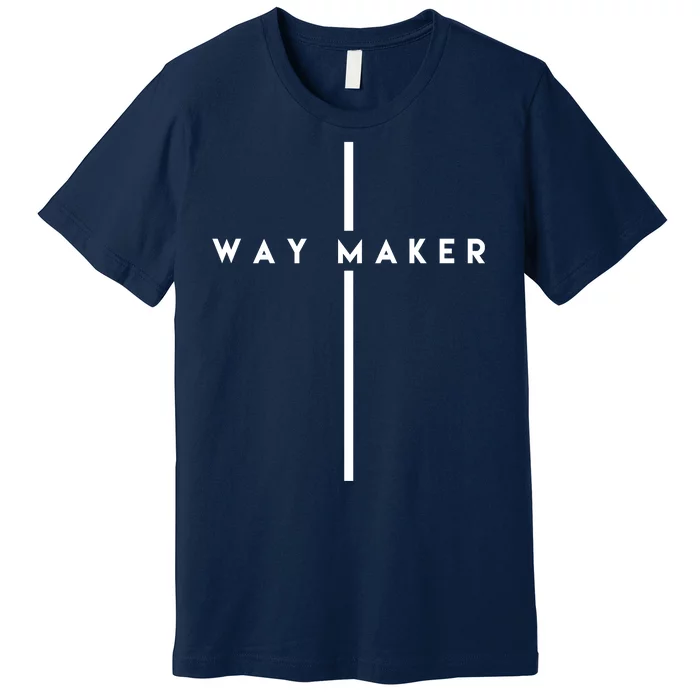 Way Maker Cross Christian Premium T-Shirt