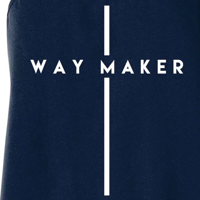 Way Maker Cross Christian Women's Racerback Tank