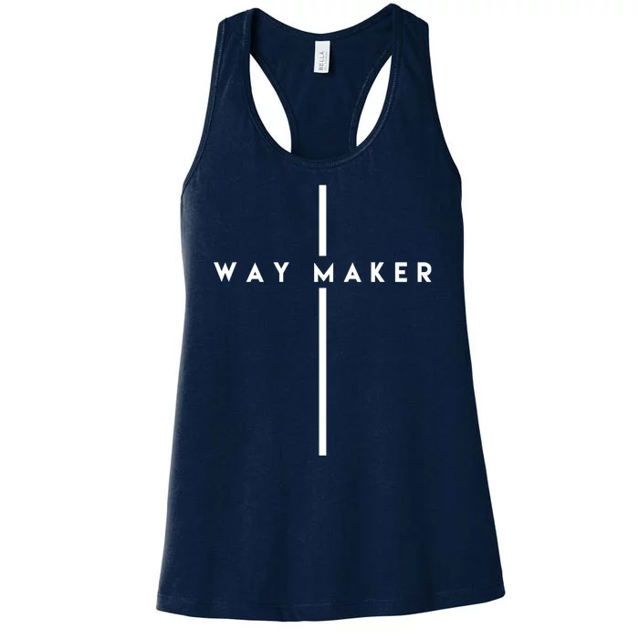 Way Maker Cross Christian Women's Racerback Tank