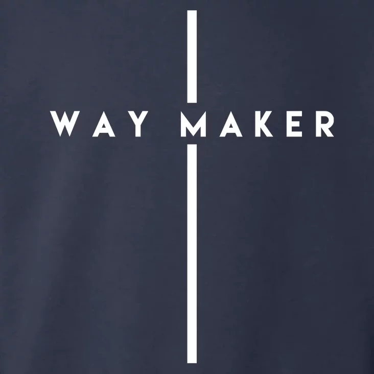 Way Maker Cross Christian Toddler Hoodie