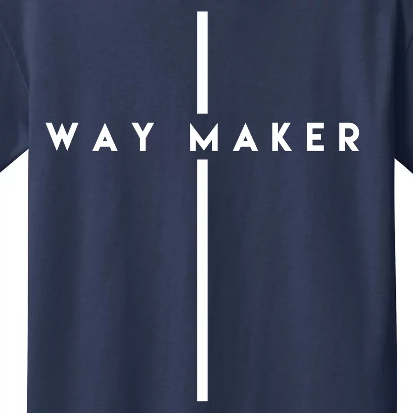 Way Maker Cross Christian Kids T-Shirt