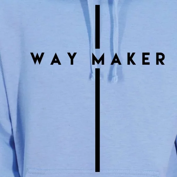 Way Maker Cross Christian Unisex Surf Hoodie