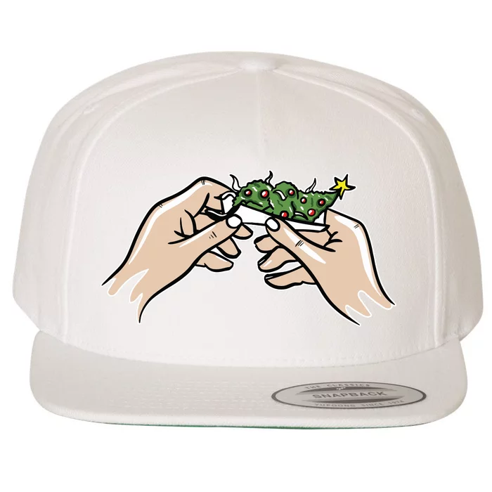 Weed Marijuana Christmas Xmas Tree Ornaments Smoker Gift Wool Snapback Cap