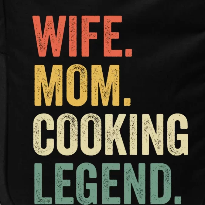 Wife Mom Cooking Legend Funny Cook Chef Mother Cute Gift Impact Tech Backpack