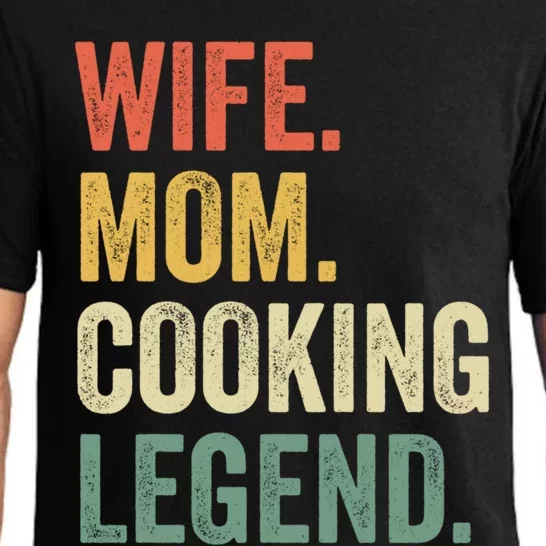 Wife Mom Cooking Legend Funny Cook Chef Mother Cute Gift Pajama Set