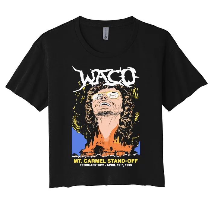 Waco Mt Carmel Standoff Women's Crop Top Tee