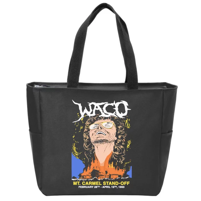 Waco Mt Carmel Standoff Zip Tote Bag