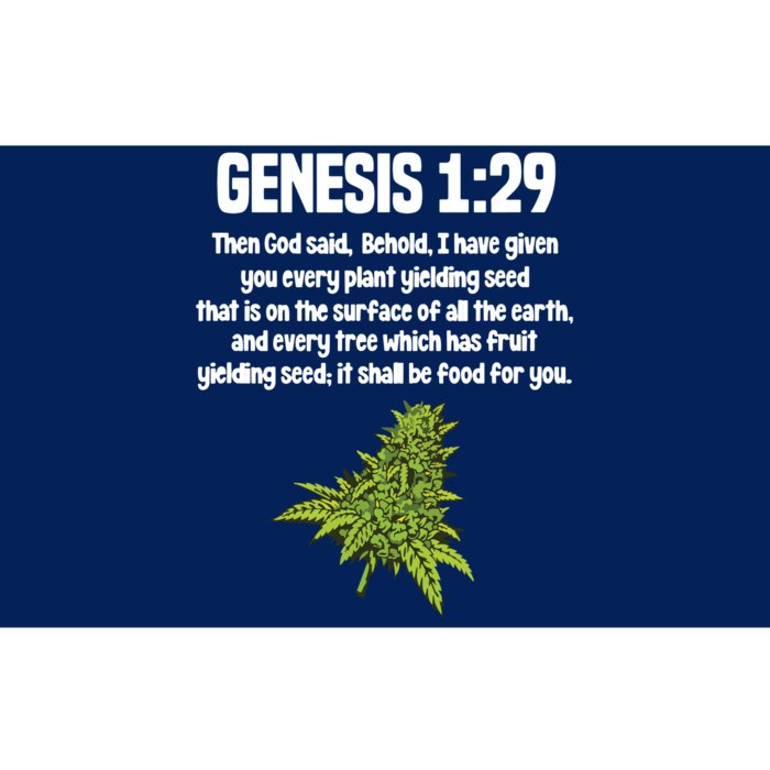 Weed Marijuana Cannabis Bud Leaf Stoner 420 Bumper Sticker