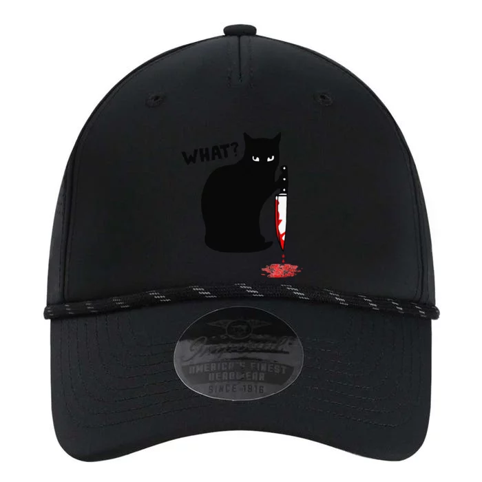 What Murderous Cat Holding Knife Funny Halloween Costume Gift Performance The Dyno Cap