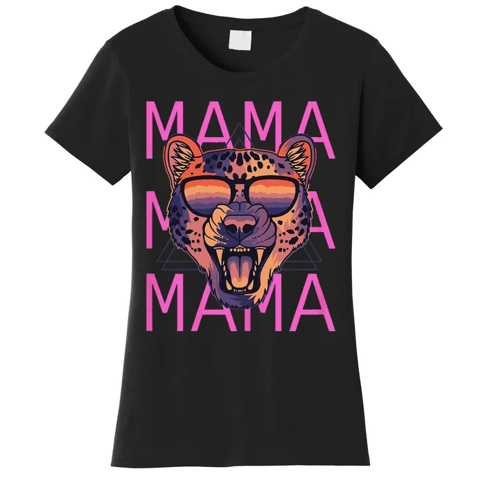 Wo MaMa Cheetah Fierce Mama Women's T-Shirt