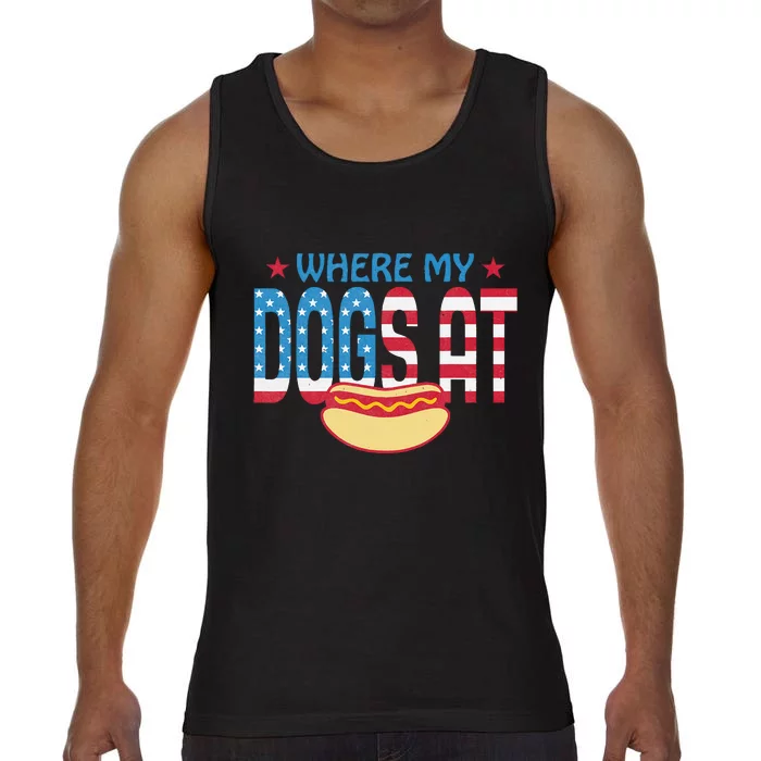 Where My Dogs At Comfort Colors® Tank Top