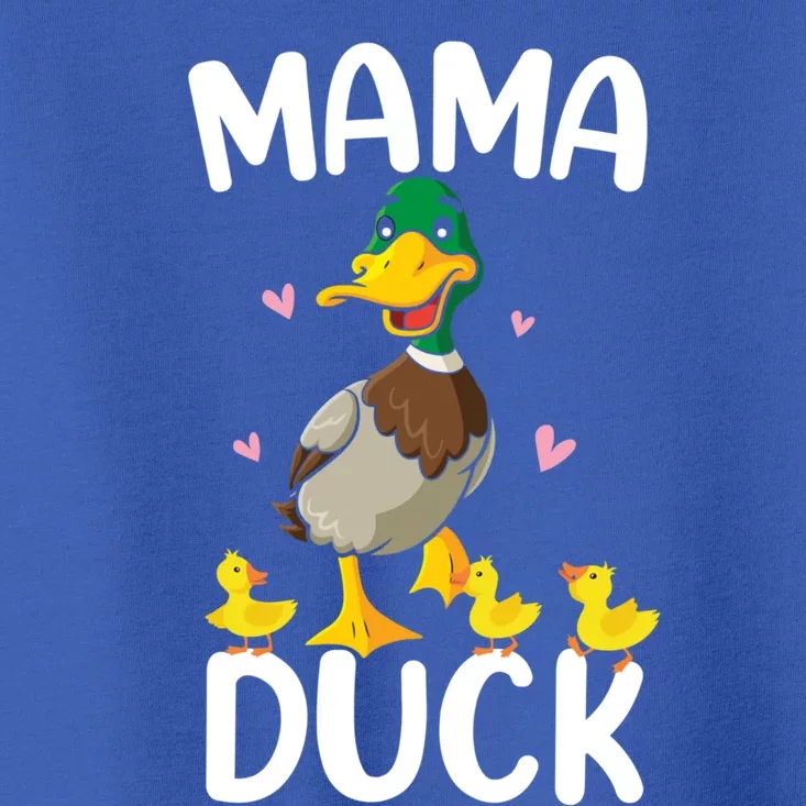 Wo Mama Duck Funny Mom Mothers Day Red Bandana Great Gift Toddler T-Shirt