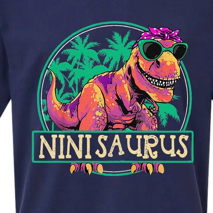 Womens Mother's Day Gift Ninisaurus T Rex Nini Saurus Dinosaur Sueded Cloud Jersey T-Shirt