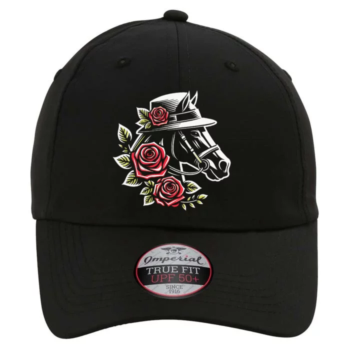 Women Mom Derby Day 2024 Funny Rose Derby The Original Performance Cap