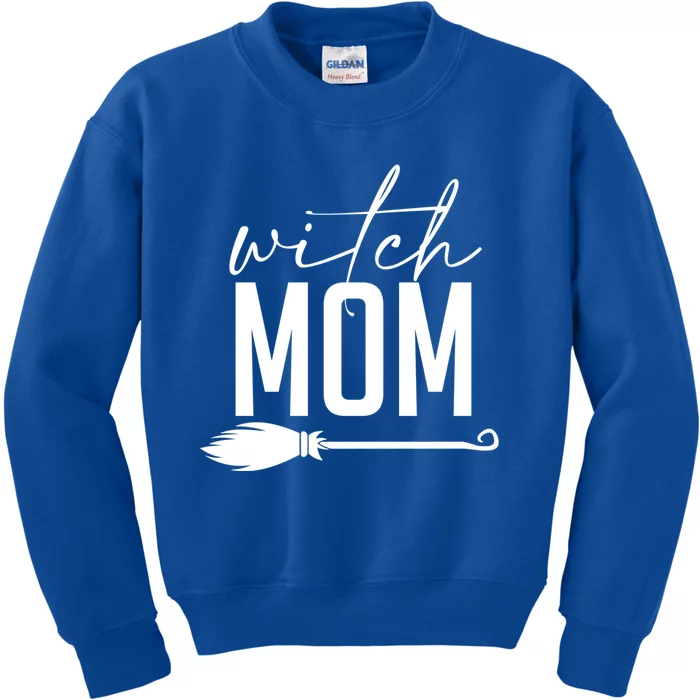 Witch Mom Design For Halloween Loving Wiccan Mothers Great Gift Kids Sweatshirt