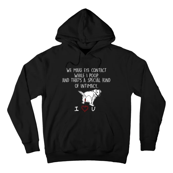 We Make Eye Contact While I Poop Funny Family Humor Hoodie