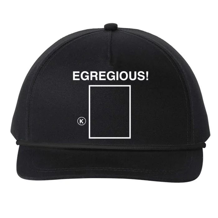 Watch Marquee Egregious Snapback Five-Panel Rope Hat