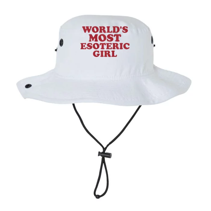 WorldS Most Esoteric Girl Funny Women Saying Legacy Cool Fit Booney Bucket Hat