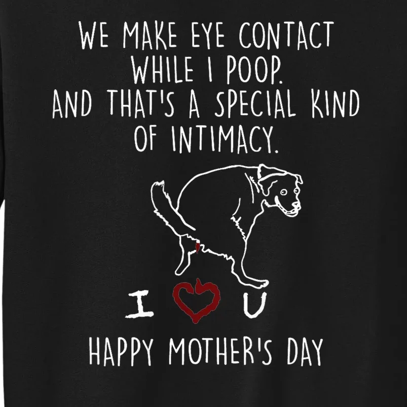 We Make Eye Contact While I Poop Funny Family Humor Sweatshirt