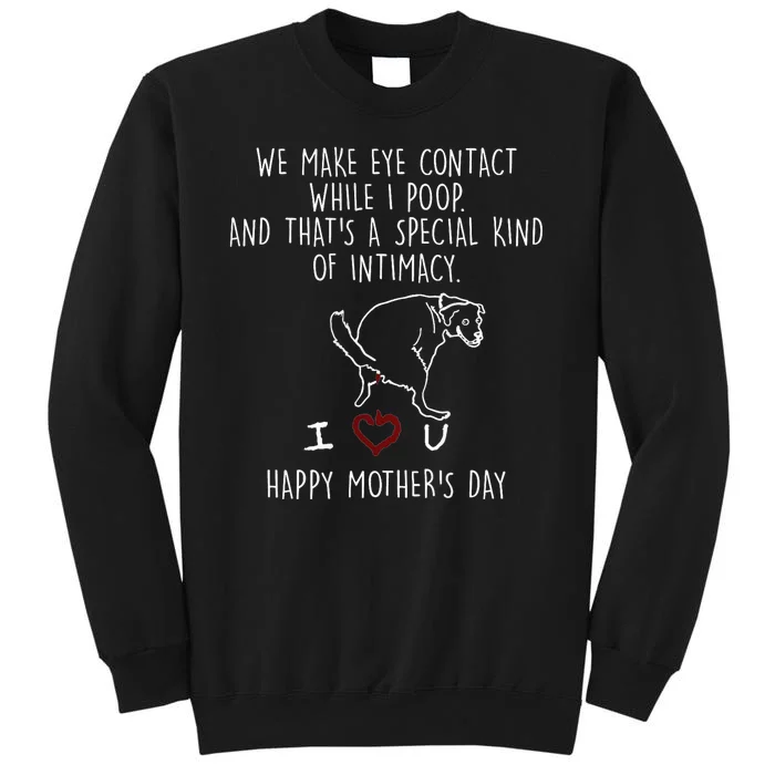 We Make Eye Contact While I Poop Funny Family Humor Sweatshirt