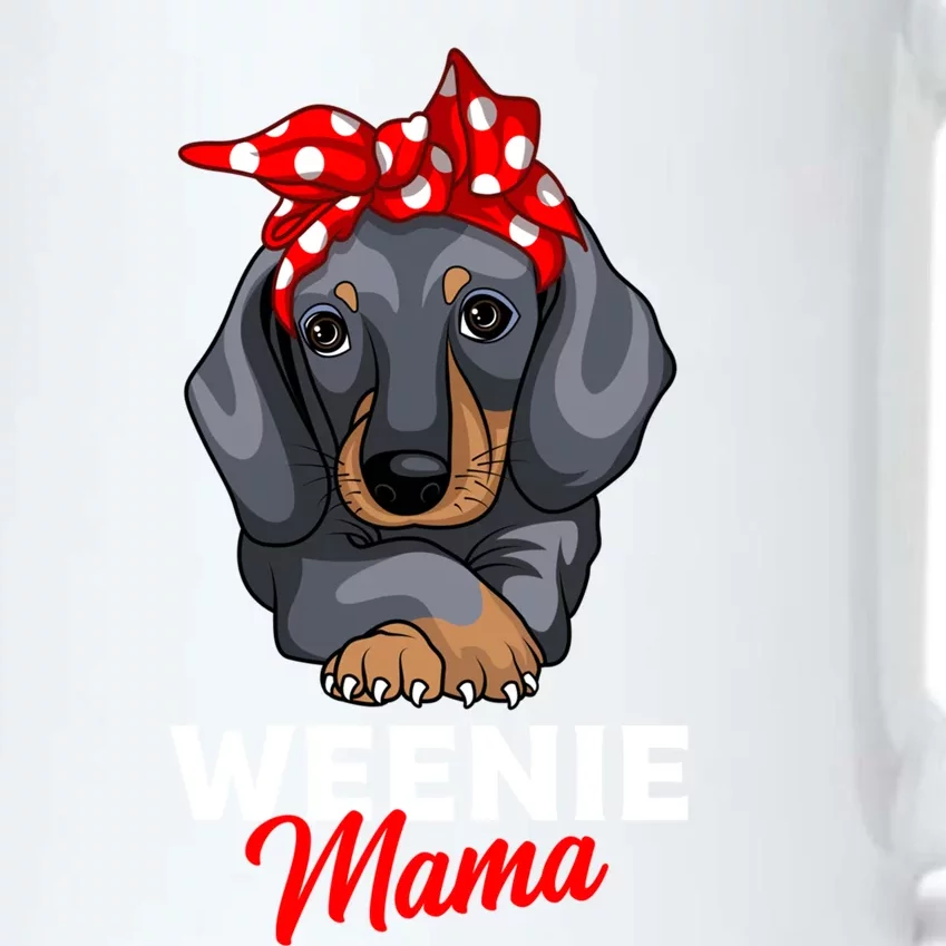 Weenie Mama Funny Dachshund Lover Weiner Dog Gift Black Color Changing Mug