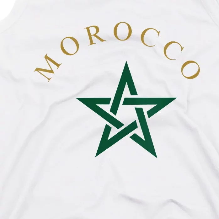 Wo Morocco Flag Design Apparel Design Tank Top